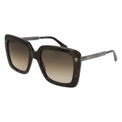 Gucci 57 mm Havana Sunglasses 